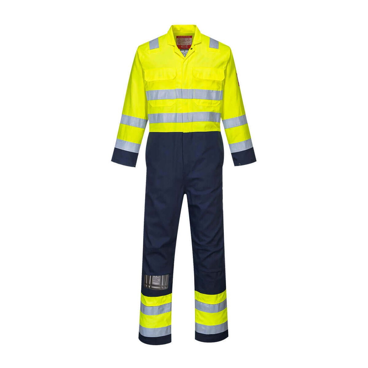 Portwest BIZ7 Hi-Vis Anti Static Bizflame Pro Coverall | BK Safetywear